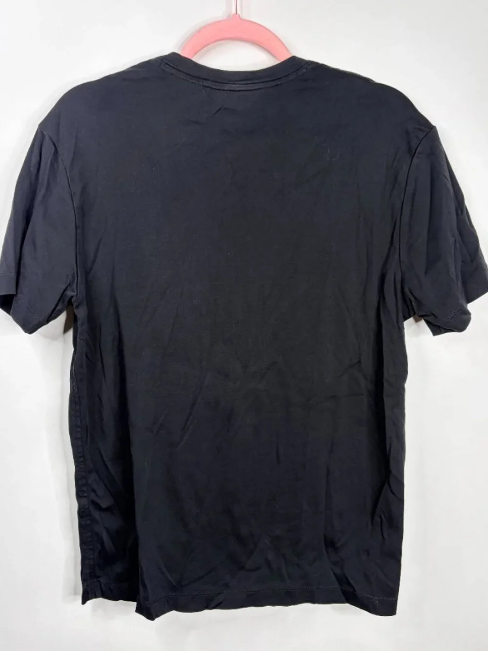 Banana Republic Luxe Touch Performance Cotton Short Sleeve Tee Black #A2430